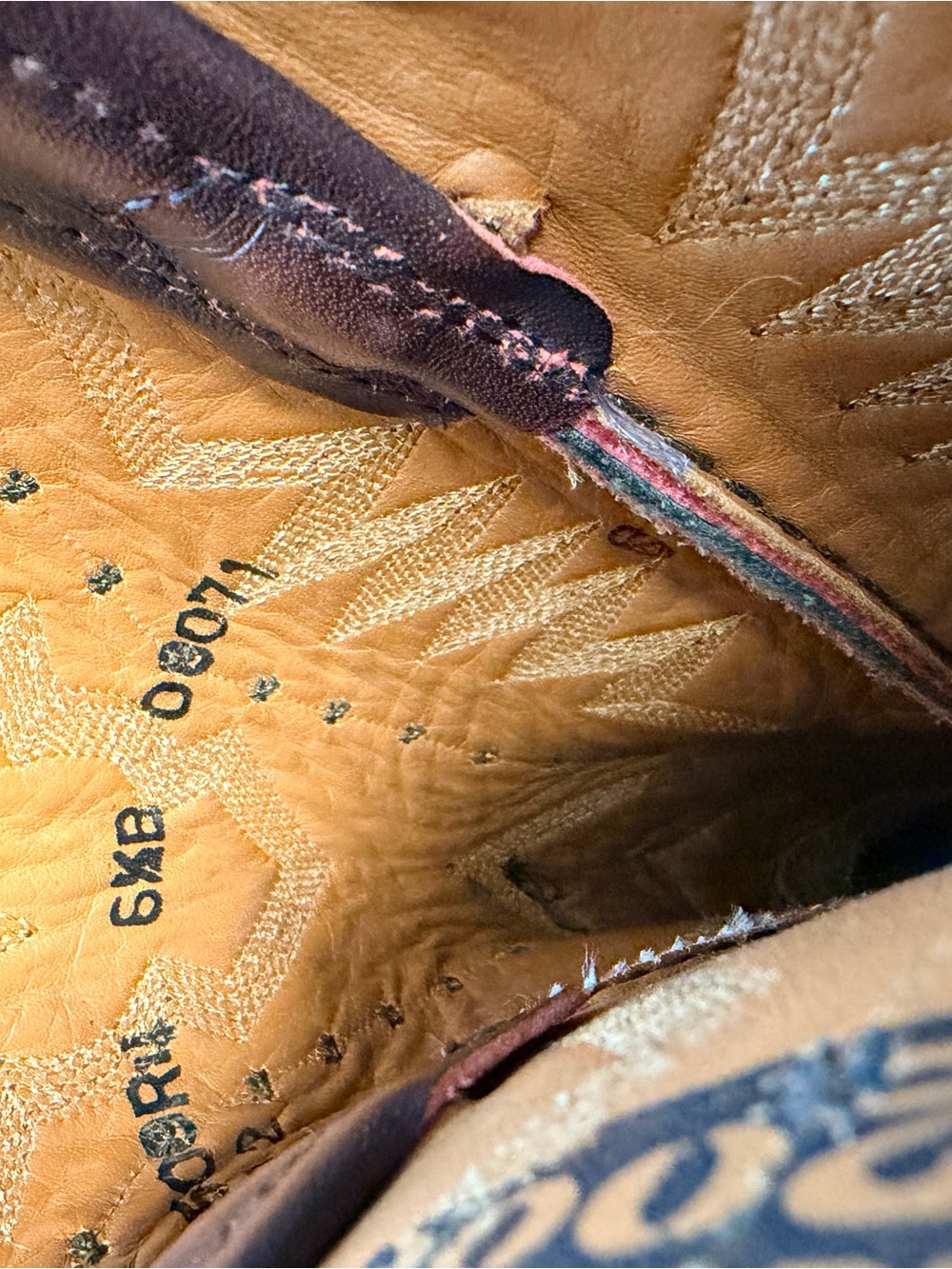 Lucchese 2000 Brown Leather Western Cowboy Boots - Women - Picture 8 of 11